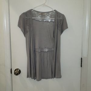 Romy- Gray delicate cardigan